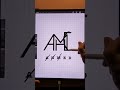 Ahmad name logo logo creative nameart signature sign