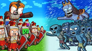 Roman Legion vs Frost Zombies! (Minecraft)