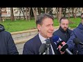 Sassari, 16 Febbraio 2024 - Punto stampa di Giuseppe Conte, presidente M5s