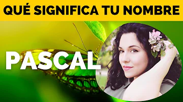 ¿Pascal es un nombre de niño?