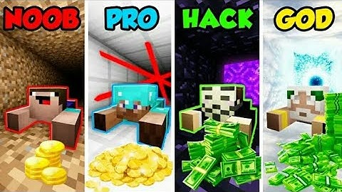 Noob vs pro vs hacker vs god bank robbery