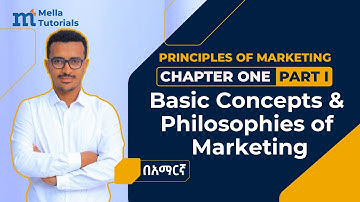#principlesofmarketing; Basic Concepts and Philosophies of Marketing