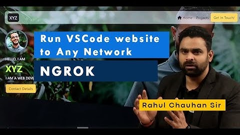Run VSCode website to Any Network | Incapp | Rahul Chauhan Sir
