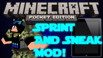 [0.9.5] Minecraft PE | Sprint and Sneak Mod!