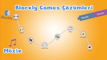 Blockly Games - Müzik (Music) Bölümü Çözümleri | Fonksiyonları Kullanarak Müzik Kodlama Eğitimi