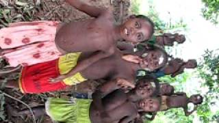 Gorgeous, gorgeous Malagasy children sing, Tsiribihina River, West Madagascar.