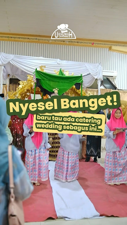 Catering wedding terbaik di Makassar 😍 #catering #makassar #kuliner #pernikahan