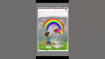 RANGOTSAV CELEBRATION COLOURING CONTEST CLASS 3 & 4 #drawing #international #art #competition