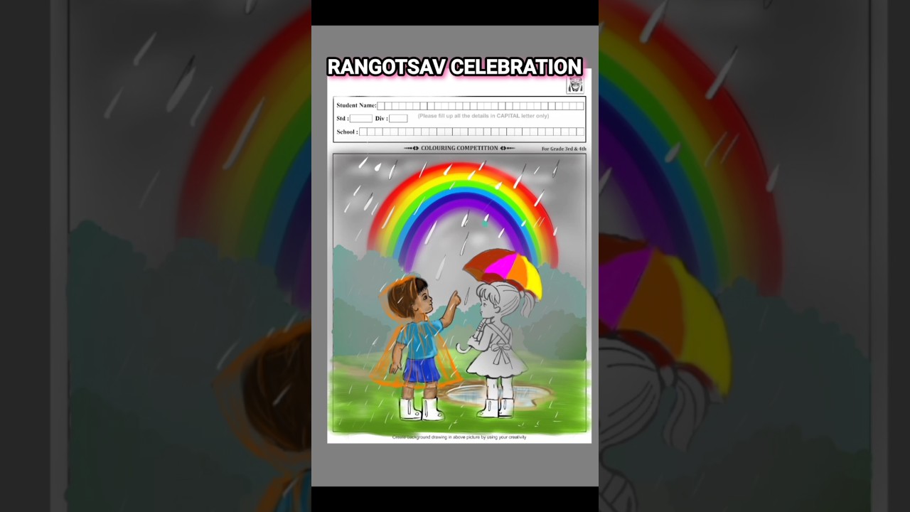 RANGOTSAV CELEBRATION COLOURING CONTEST CLASS 3 & 4 