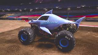 Monster Jam Showdown: EPIC Freestyle Challenge at Death Valley! (Grave Digger, Max D, Megalodon) screenshot 5