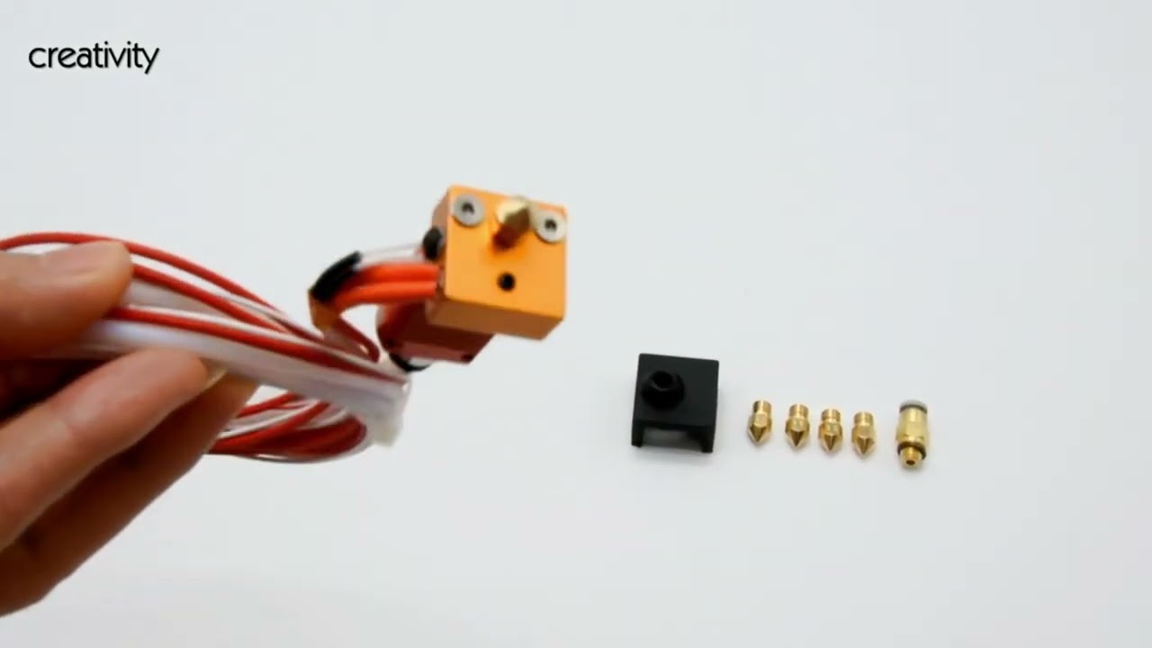 Ender 3 Metal J-Head CR10 MK8 Hotend Extruder Kit Heat Block Nozzle