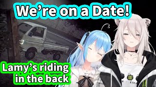 Lamy just can't make her date with Botan romantic [ENG Subbed Hololive]