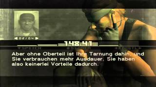 Metal Gear Solid 3 - Naked Camo Codec Talk [Ger Subtitles]