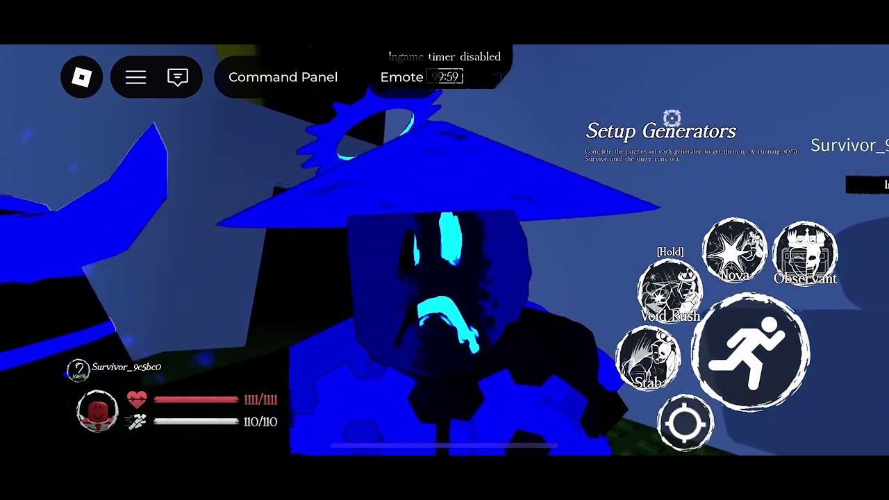 ￼ user noli showcase in forsaken sandbox