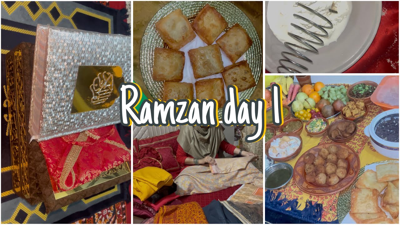 Ramzan Day 1 || Sehri time || Iftar me bnaya crispy rolls ,, Potato 🥔 balls|| Wollen clothes pack|| 
