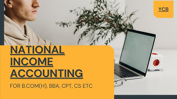 National Income Accounting || unit 2 || macroeco || 5th sem || B.com(H) || C.U