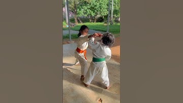Little Karate Girls Under 5 Years Practicing Karate At IBSKA #ibska #shotokan #ktr