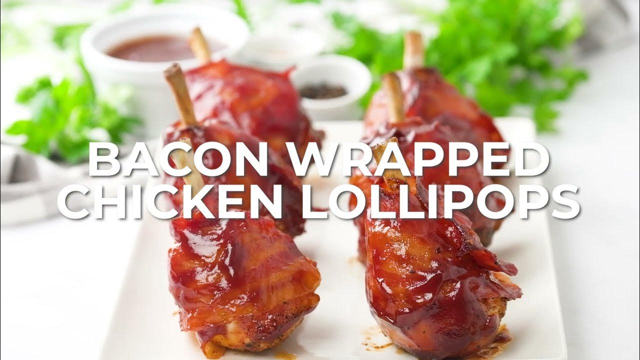 Bacon Wrapped Chicken Lollipops YouTube