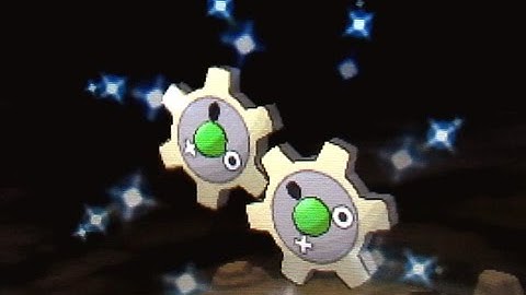 Shiny Klink in Mirage Cave after just 328 Random Encounters! (Pokemon Omega Ruby)