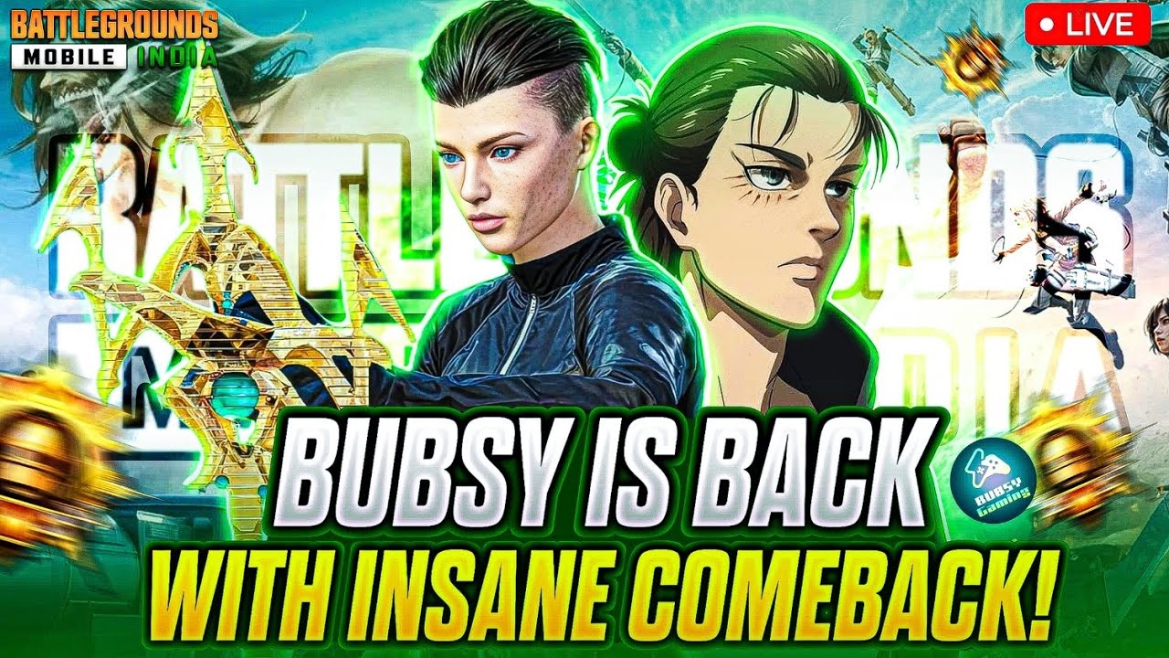 Bgmi live Custom room card 