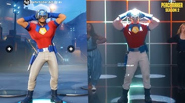 Peacemaker Dance Intro Comparison Fortnite