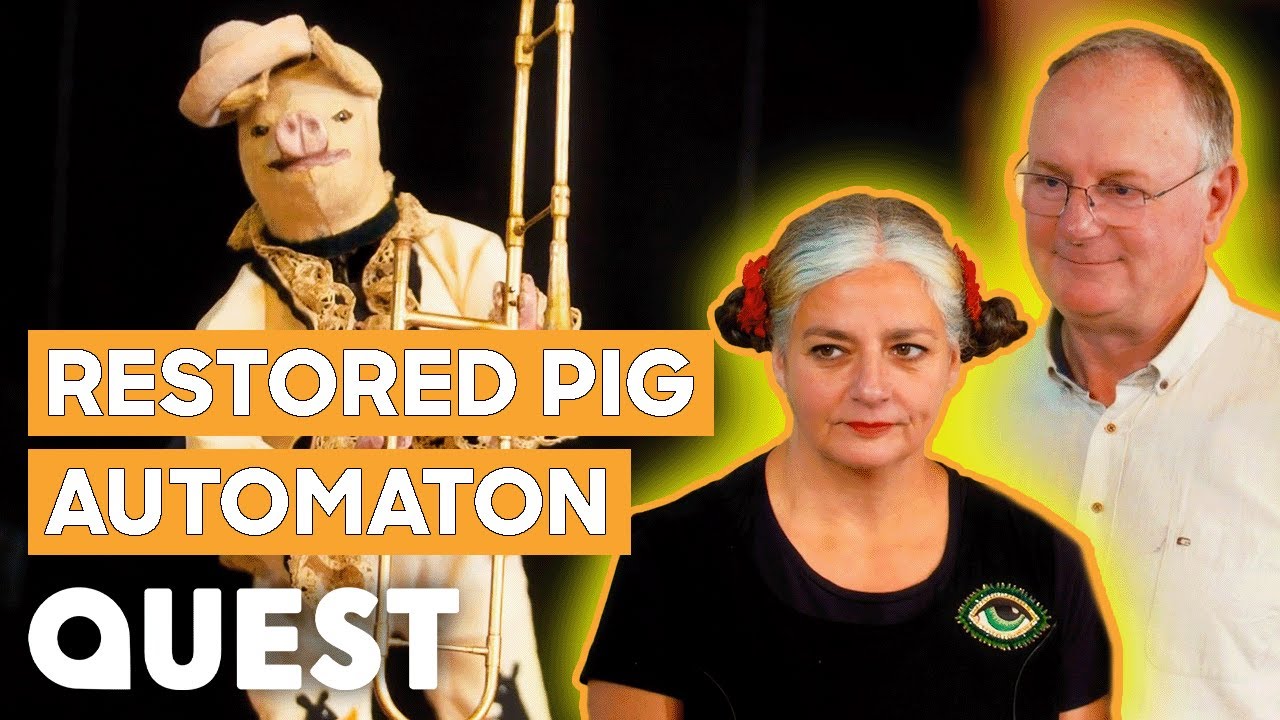 Expert Restorers Refurbish A Musical Pig Automaton | Salvage Hunters ...