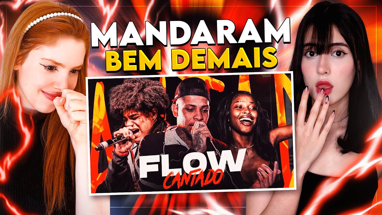REACT | FLOW CANTADO NAS BATALHAS DE RIMA! 🎸 | CR Reacts