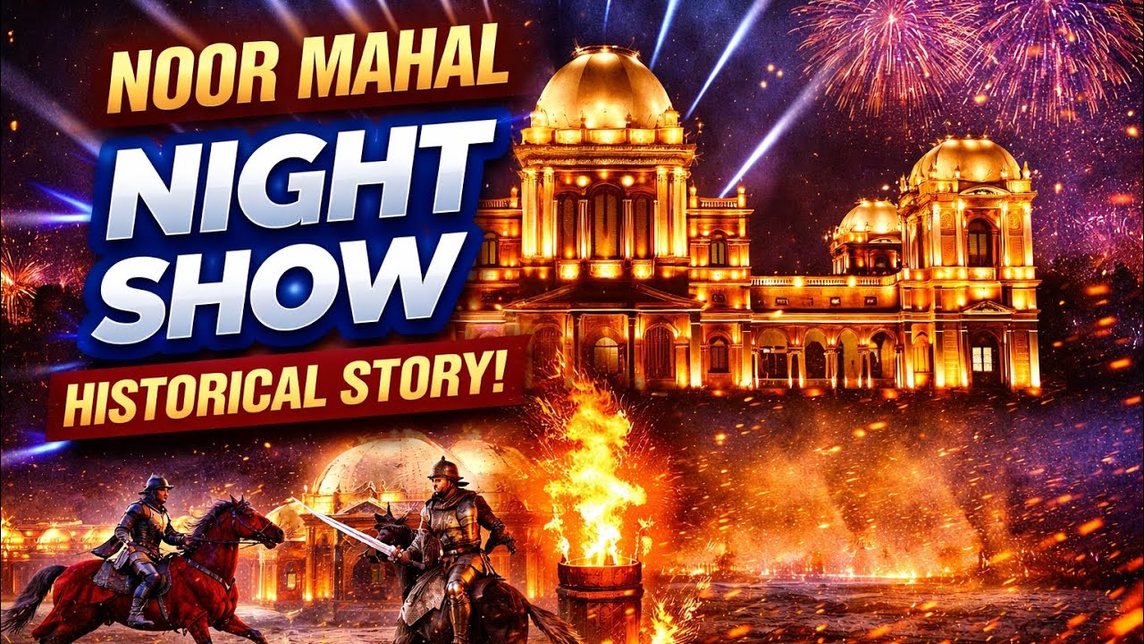 Noor Mehal Night show🌟 | Historical place🏰 | Bahawalpur | AB VLOGS |