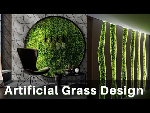 Latest Artificial Grass Design Ideas Artificial Grass Design On Wall Artificial Grass Decoration Youtube