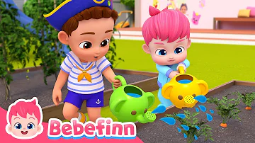 Gardening Time 🧑‍🌾🪴 | Sing Along Bebefinn | Best Kids Songs and Nursery Rhymes