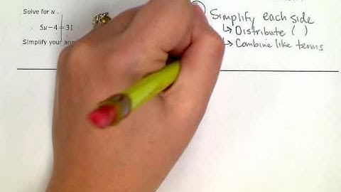 ALEKS:  Solving a two step equation with integers (KC)