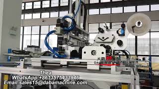 DABA Automatic 4 Spindles Non-stop Turret Rewinder Machine &Rotary Die Cutting Machine Ship To USA