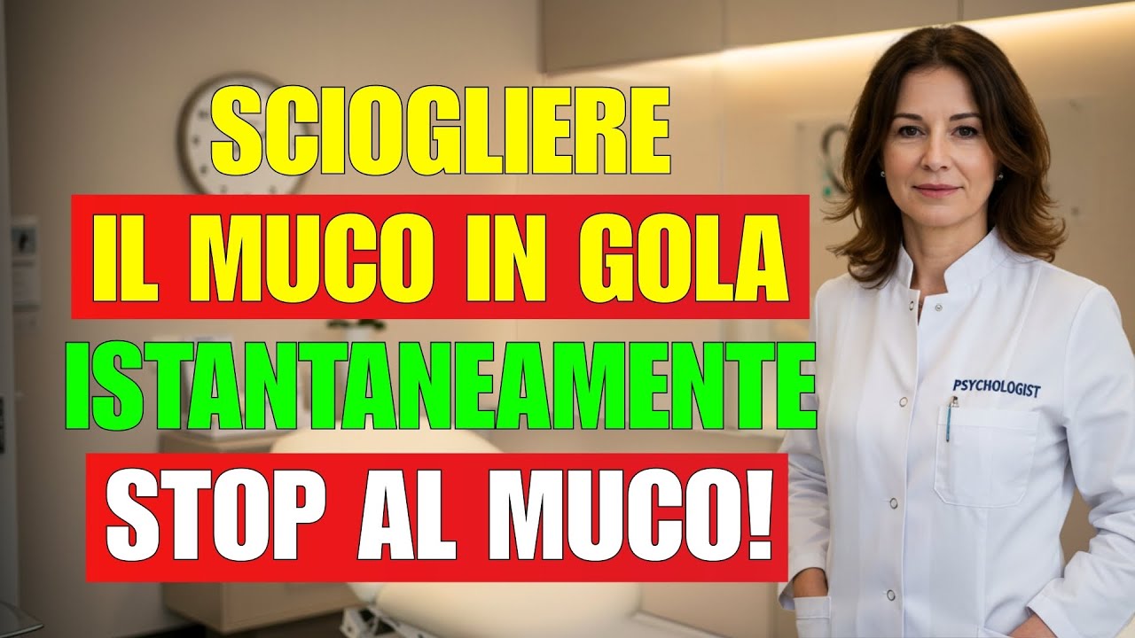 Dopo i 60 anni: muco in eccesso e raschio continuo – Ecco come eliminarli per sempre