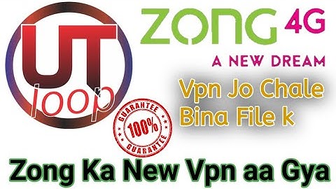 Zong Free Internet With Vpn | ut Loop Pro vpn Working Without File | Zong New Host | wamfy tech