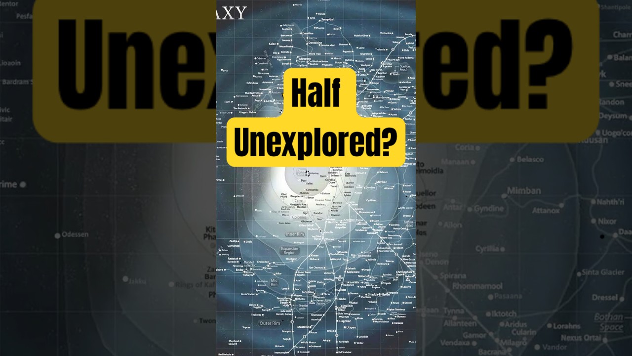 Why is the Star Wars Galaxy so Unexplored?
