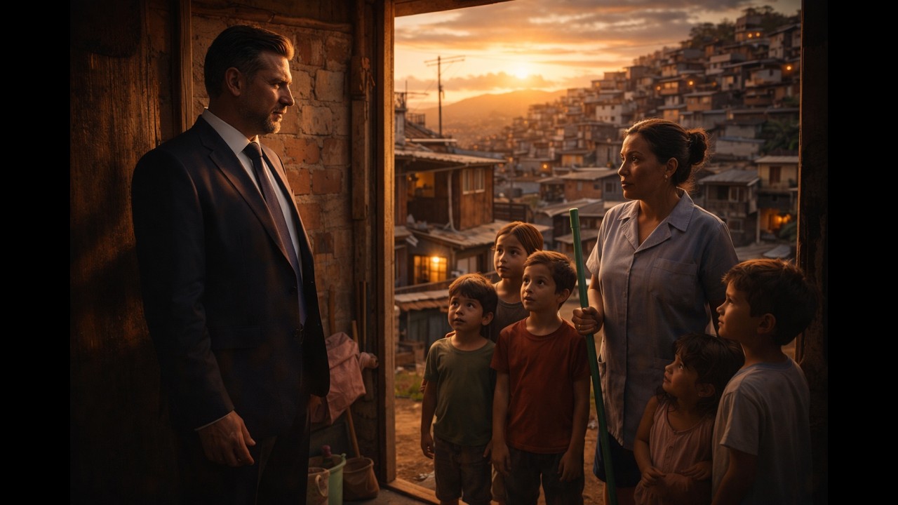 Milionário segue a faxineira até um barraco    e o que descobre muda tudo