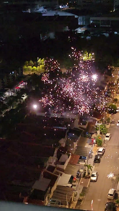 Deepavali Fireworks at Bukit Jalil, Kuala Lumpur