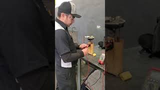 Fuel pump sending unit resistance check test