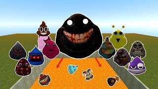 SPARTAN KICKING POU BOU FAMILY FROM BOUS REVENGE Of POU and SPRUNKI POU in Lava Pit Garry'sMod!!! screenshot 4