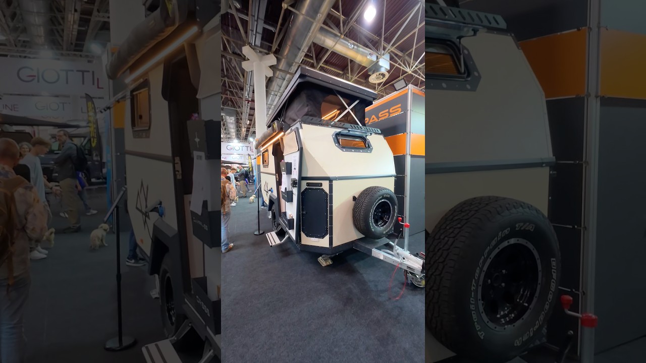 This camper turns some heads! 2026 Camppass CR555 caravan/pop top camper 