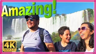 【4K】WALK IGUAZU FALLS / Cataratas do iguaçu / Cataratas del Iguazu FOZ DO IGUAÇU - BRASIL 4k Brazil