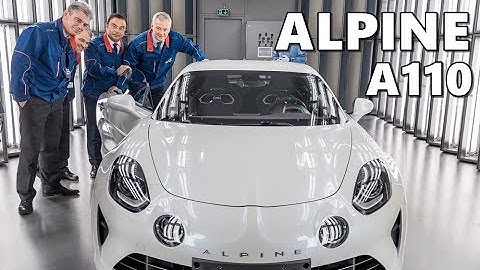 Carlos Ghosn at Alpine A110 Production Line
