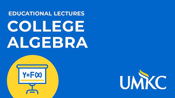 College Algebra - Lecture 22 - Inequalities in One Variable