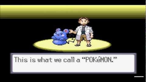 Pokemon Ruby/Sapphire Walkthrough Part 1 : Getting Started