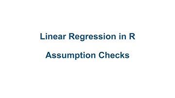 07 Linear Regression | Assumptions Check | Possum Dataset | R/RStudio