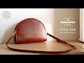 Making a Taco Bag | Handmade leather bag | Satisfying