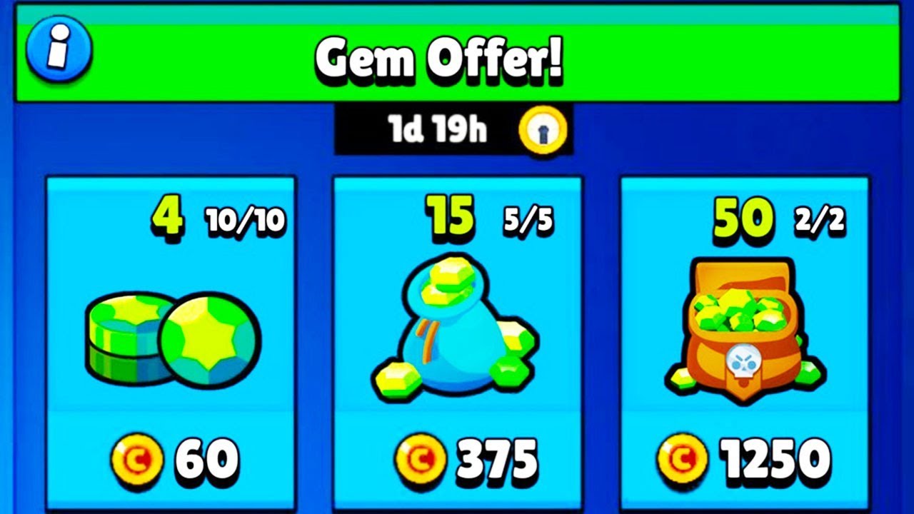 BUY GEMS with GOLD in Brawl Stars!! - YouTube