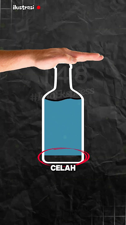 Kenapa botol yang isinya air tawar bisa pecah dengan tangan kosong?? #informatif #science
