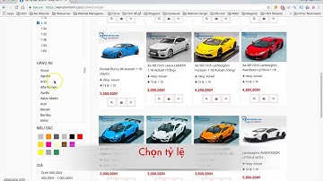 Hướng dẫn sử dụng chức năng lọc sản phẩm trên giao diện Desktop