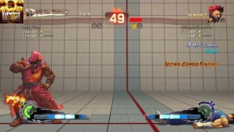 Flashy USF4 Akuma gameplay